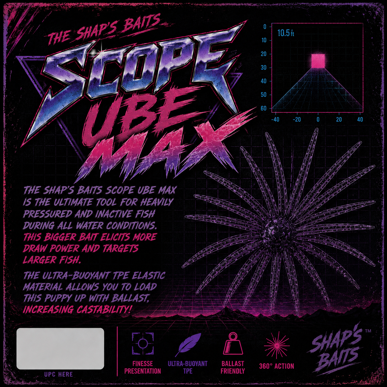 Shap’s Scope Ube MAX 25mm Elastomer Urchin